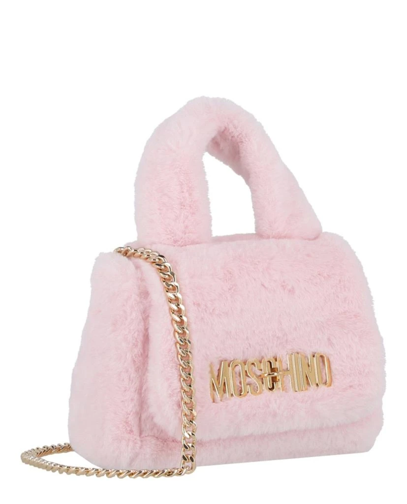 商品Moschino|Faux Fur Logo Crossbody Bag,价格¥4283,第2张图片详细描述