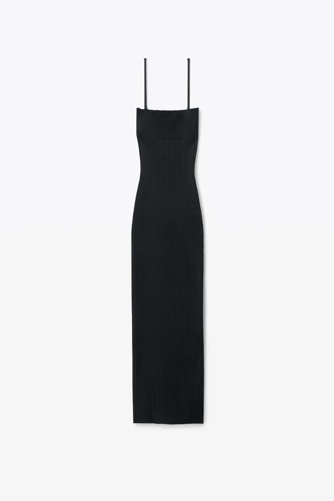 商品Alexander Wang|Logo Maxi Dress in Techno Rib Knit,价格¥1038,第2张图片详细描述