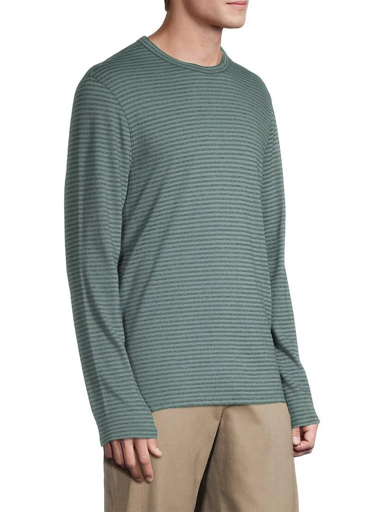 商品Vince|Mouline Stripe Crewneck Long-Sleeve T-Shirt,价格¥544,第4张图片详细描述