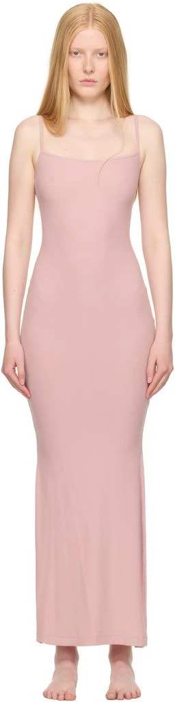 商品SKIMS|Pink Soft Lounge Long Slip Maxi Dress,价格¥948,第1张图片