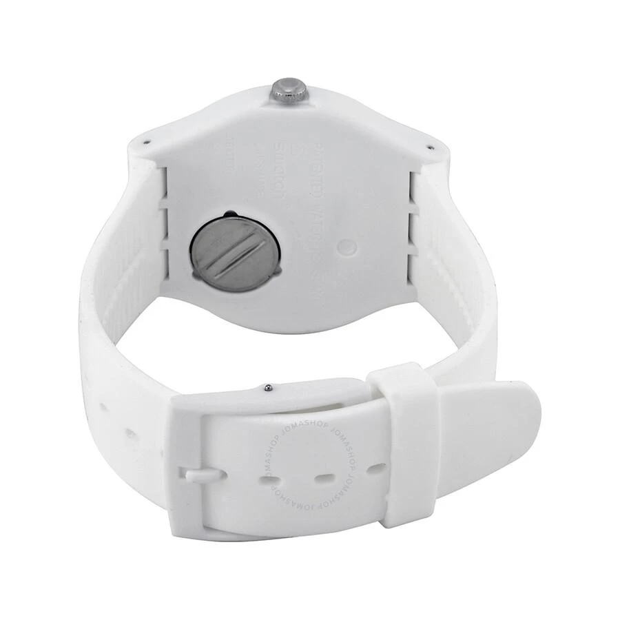 商品Swatch|White Lacquered White Silicone Unisex Watch SUOW100,价格¥541,第3张图片详细描述