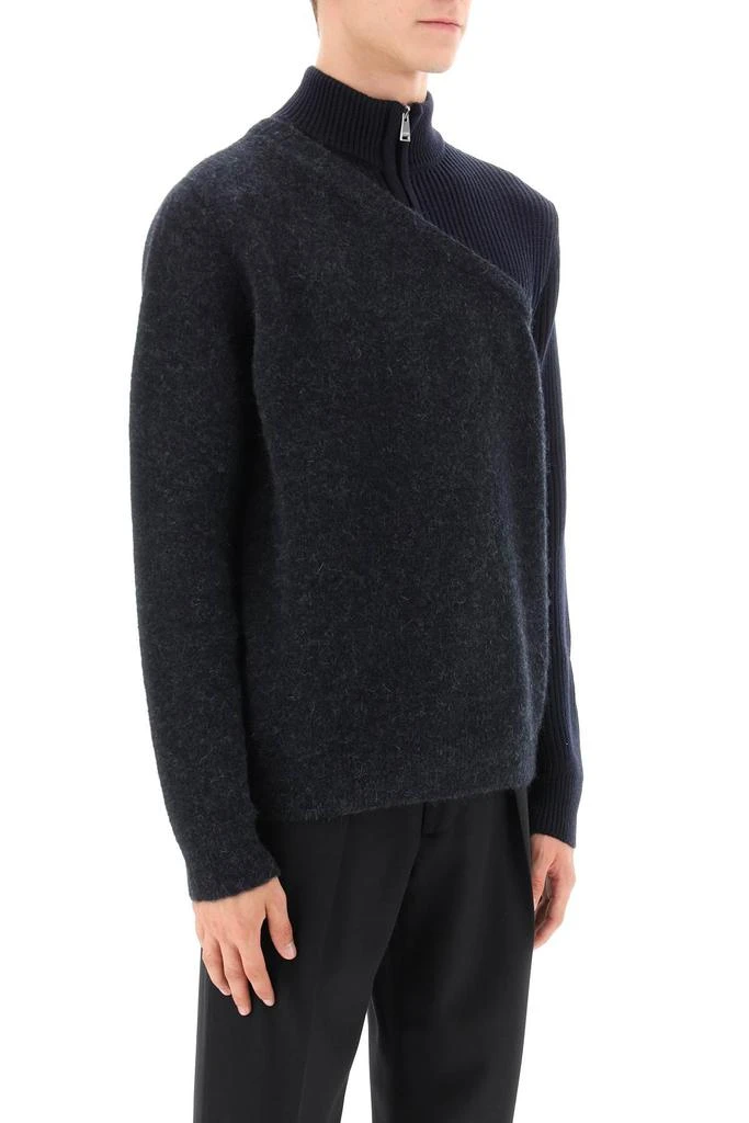 商品Fendi|two-tone wool-and-alpaca sweater,价格¥5376,第2张图片详细描述