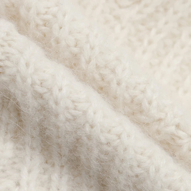 高球系列女性针织混合羽绒背心时尚保暖 DO42WFDVO4-IVYG 商品