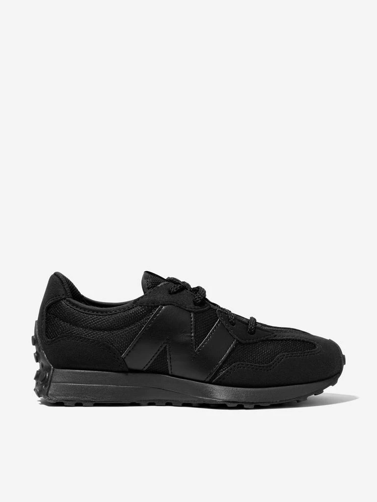 商品New Balance|New Balance Kids 327 Lace Up Logo Trainers in Black,价格¥737,第1张图片