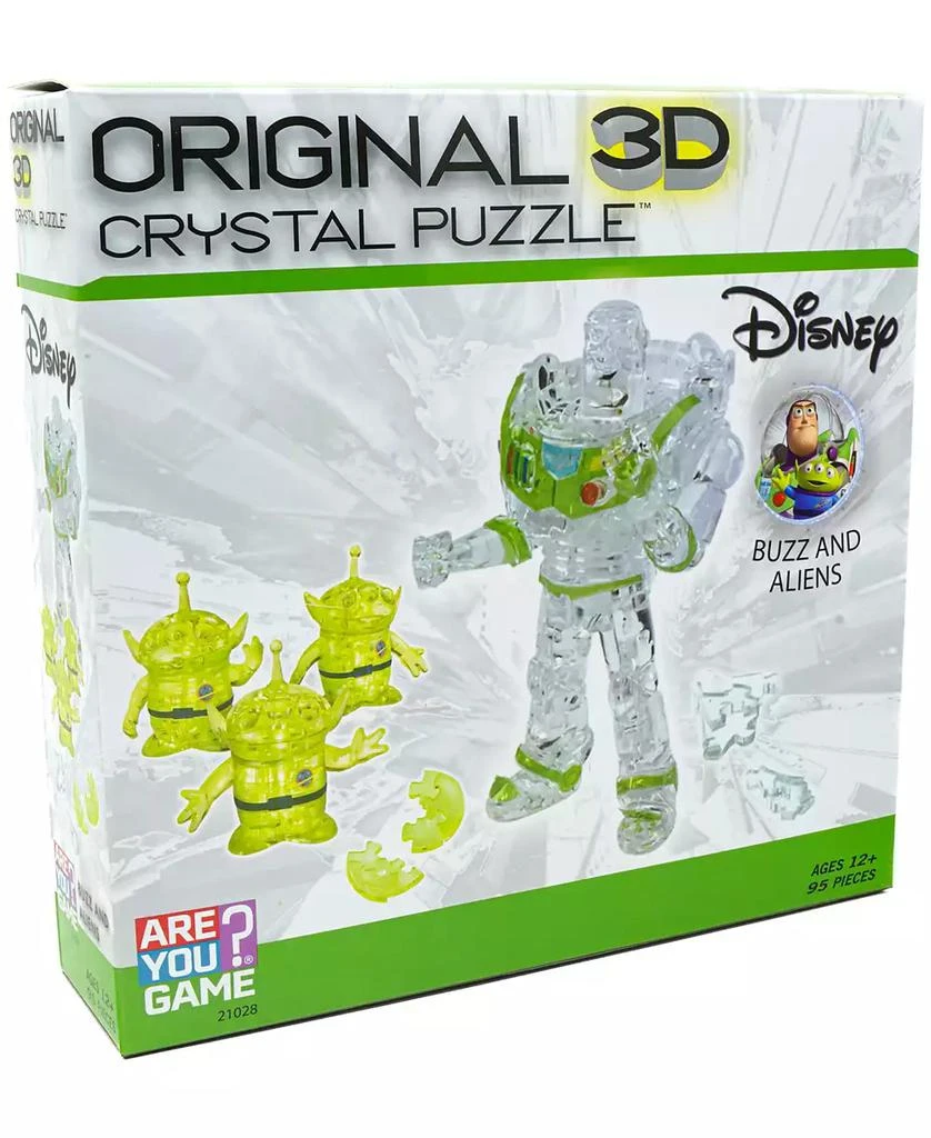 商品AreYouGame|3D Crystal Puzzle - Disney Buzz and Aliens, 95 Pieces,价格¥192,第2张图片详细描述