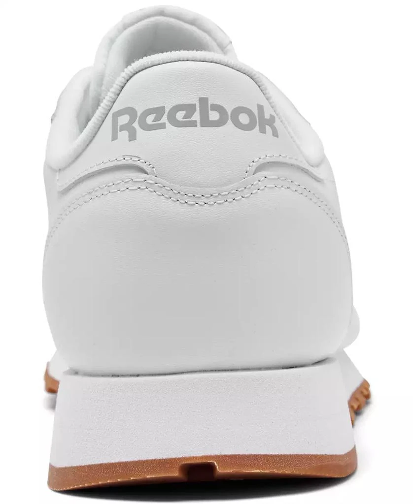 商品Reebok|Men's Classic Leather Casual Sneakers from Finish Line,价格¥262,第4张图片详细描述