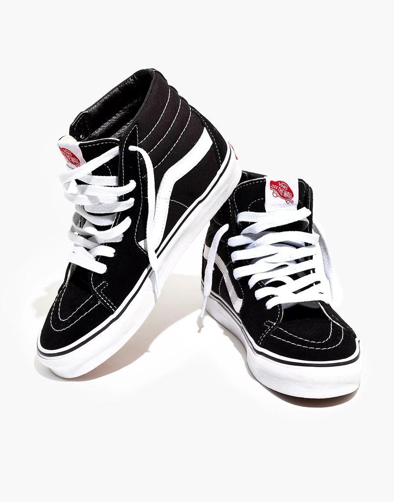 商品Vans|Unisex SK8-Hi High-Top Sneakers in Black Suede and Canvas,价格¥480,第3张图片详细描述
