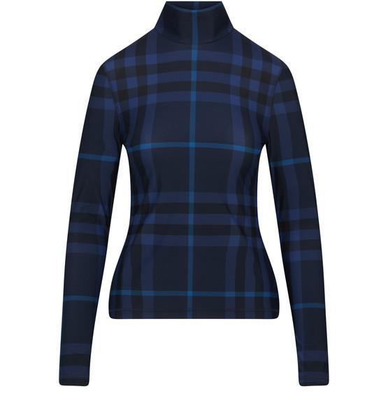 商品Burberry|格纹高领上衣,价格¥4458,第1张图片