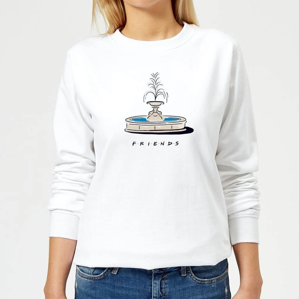 商品Original Hero|Friends Fountain Women's Sweatshirt - White,价格¥251,第1张图片详细描述