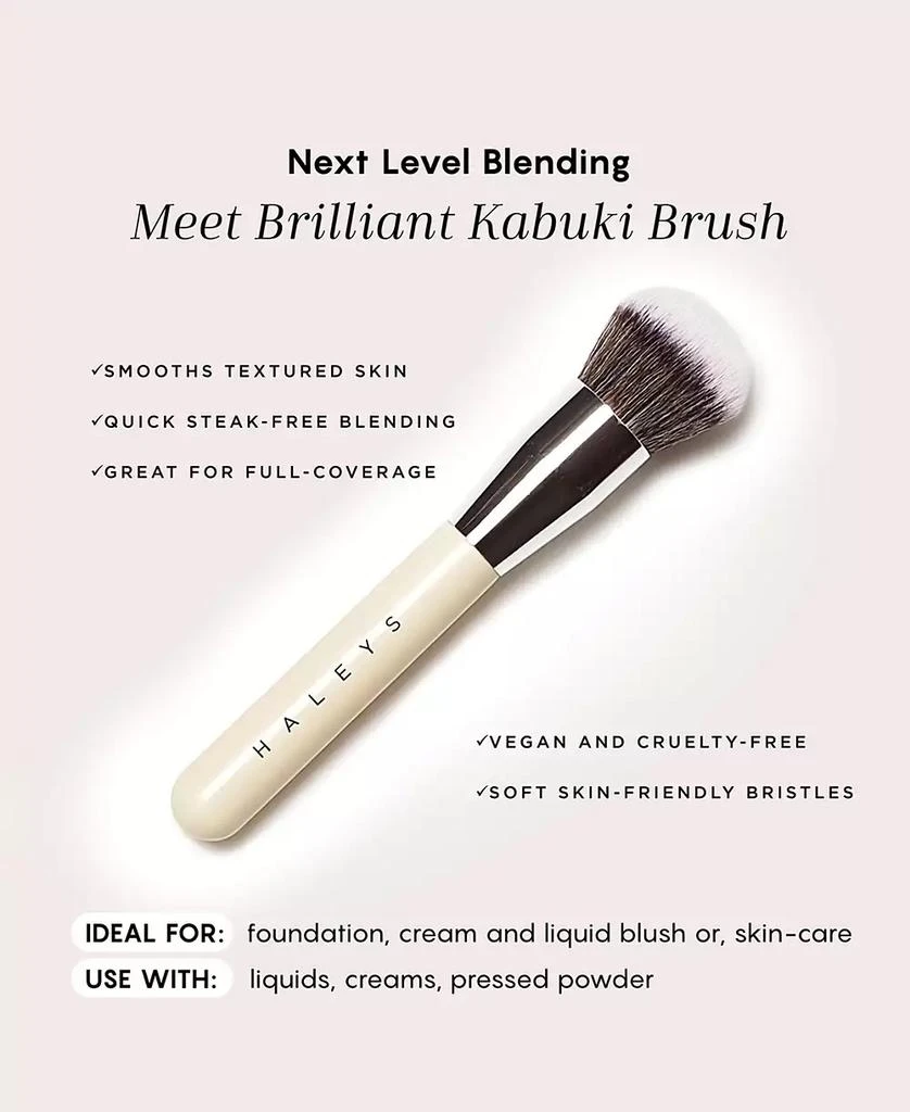 商品HALEYS Beauty|Brilliant Kabuki Brush,价格¥135,第5张图片详细描述
