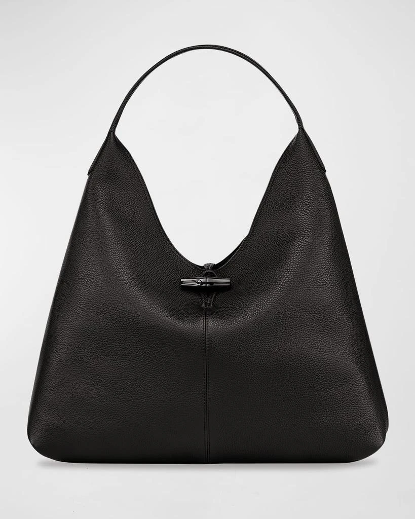 商品Longchamp|Roseau Essential XL Leather Hobo Bag,价格¥6637,第1张图片