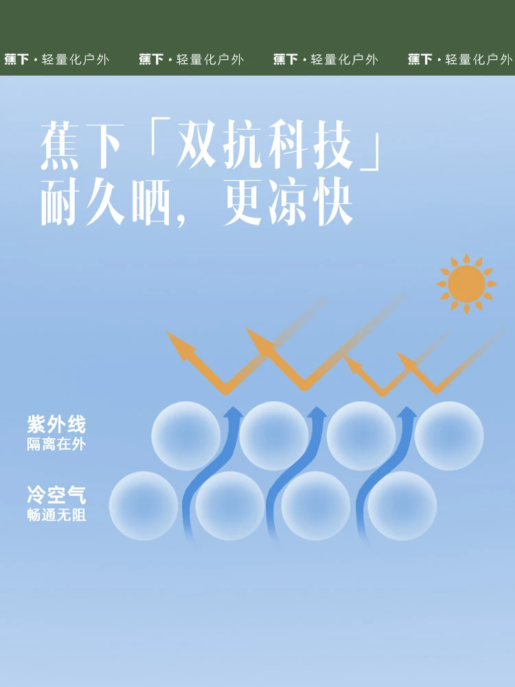 蕉下防晒衣AL108女夏季防紫外线原纱冰丝透气户外凉感披肩防晒服 商品