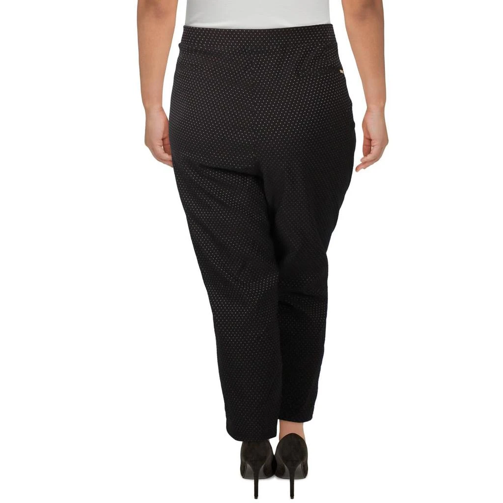 商品Calvin Klein|Calvin Klein Womens Plus Printed High Rise Dress Pants,价格¥61,第2张图片详细描述