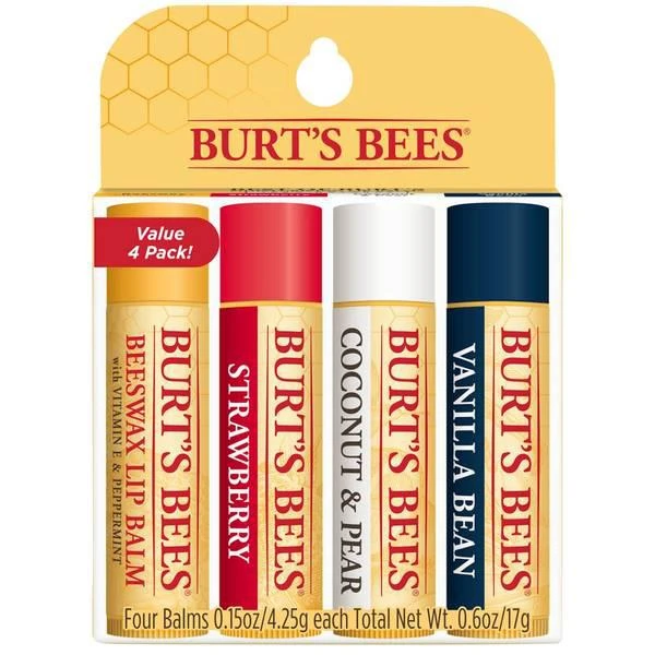 商品Burt's Bees|Burt's Bees Burt's Balms 100% Natural Gift Set,价格¥134,第1张图片