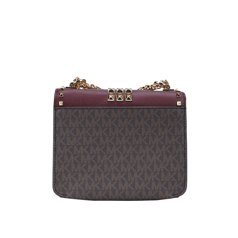 Michael Kors 奥莱款女士PVC配皮单肩斜挎链条包35F1G6SS1B-MERLO 商品