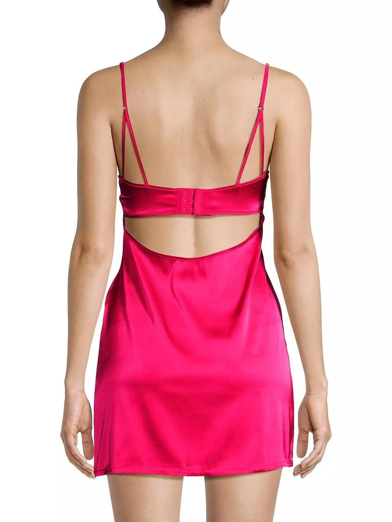 商品Kat the Label|Sienna Satin Cut-Out Minidress,价格¥270,第5张图片详细描述