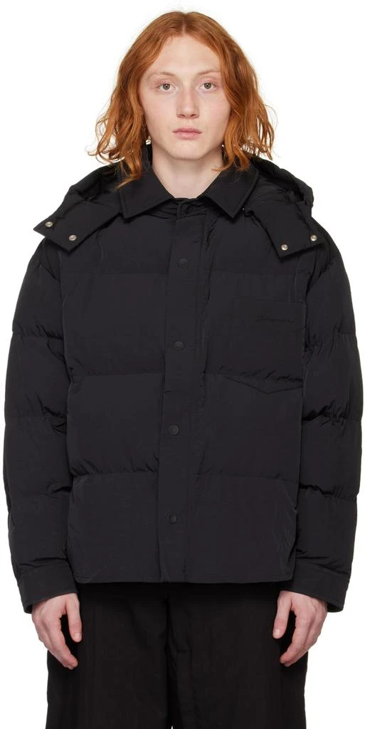 商品Jacquemus|Black Le Papier 'La Doudoune Chemise' Puffer Jacket,价格¥4329,第1张图片