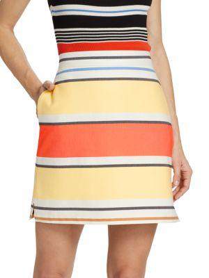Sulmona Striped Mini Skirt商品第1张图片规格展示