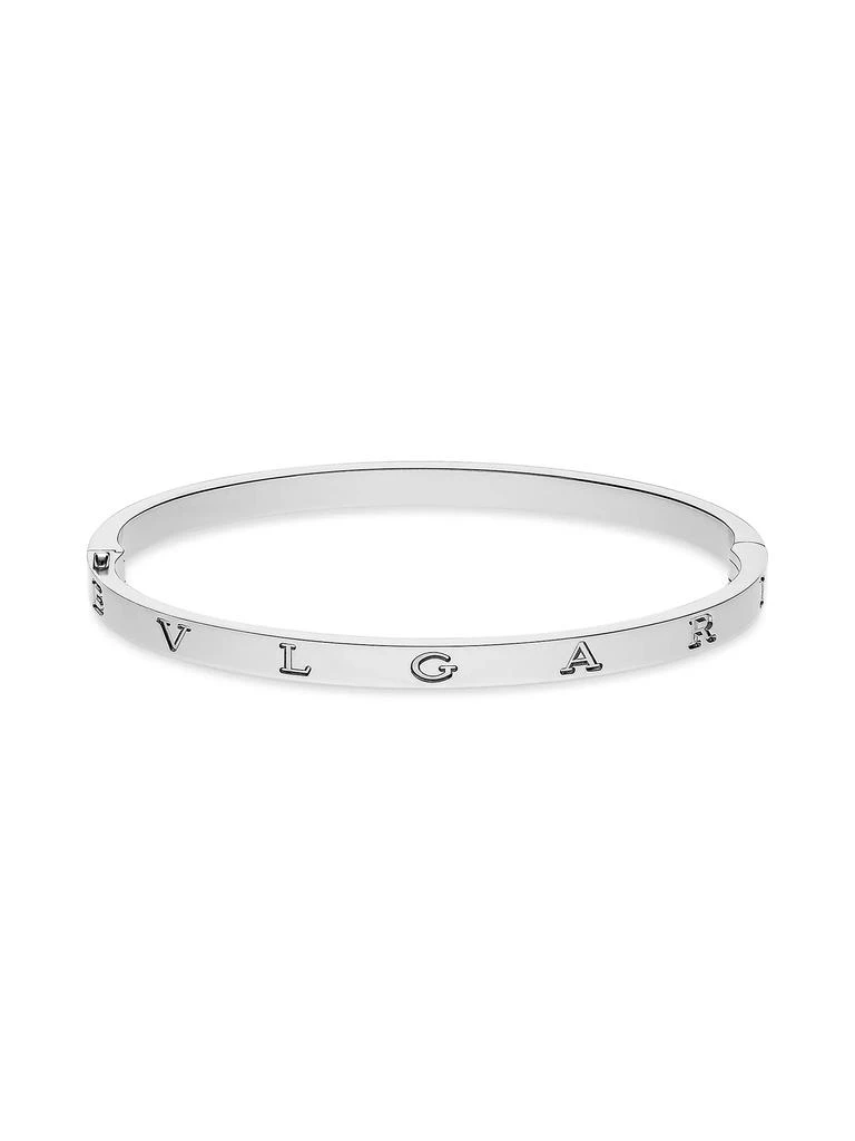 商品BVLGARI|B.zero1 18K White Gold Logo Bangle Bracelet,价格¥37406,第4张图片详细描述