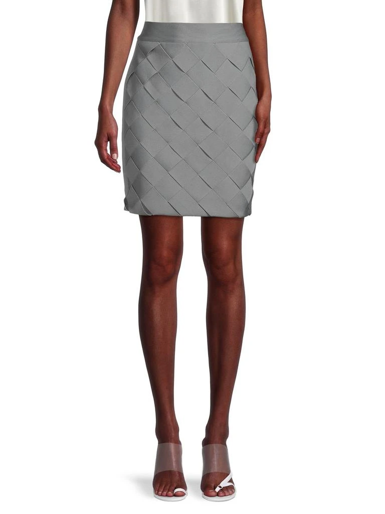 商品Herve Leger|Woven Pencil Skirt,价格¥1906,第1张图片