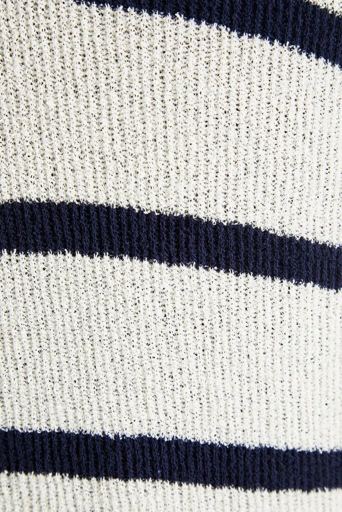 商品Rag & Bone|Soleil striped ribbed cotton-blend sweater,价格¥790,第4张图片详细描述