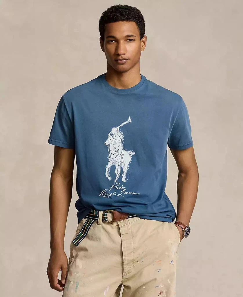 商品Ralph Lauren|Men's Classic-Fit Big Pony Jersey T-Shirt,价格¥235,第1张图片