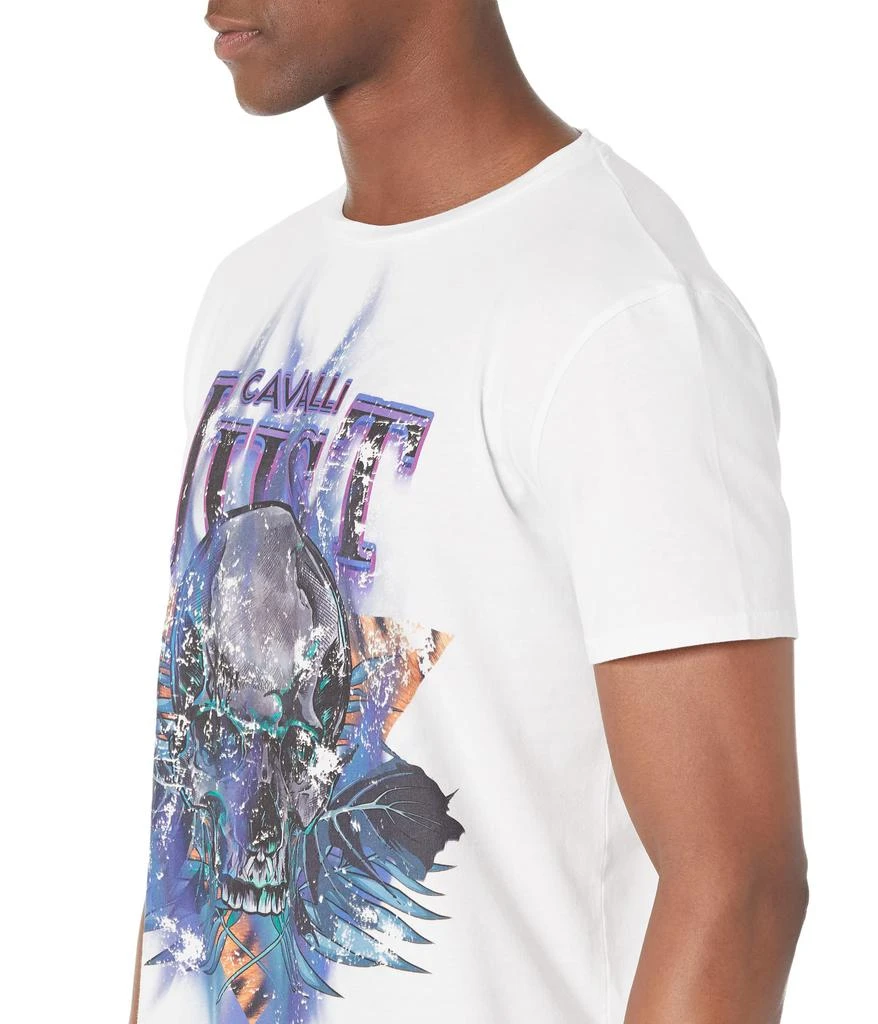 商品Just Cavalli|Queens T-Shirt with "Rock Skull" Graphic,价格¥1286,第3张图片详细描述