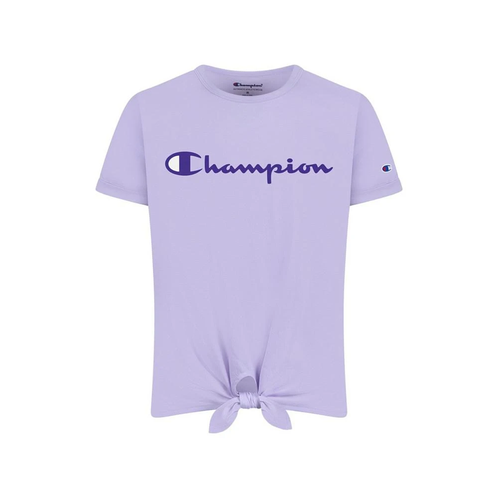 商品CHAMPION|Little Girls Tie Front T-shirt,价格¥36,第1张图片