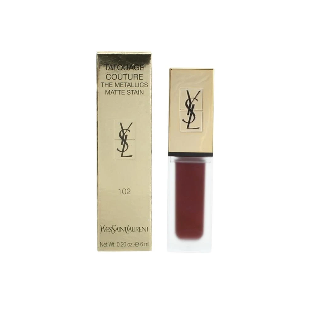 商品Yves Saint Laurent|Yves Saint Laurent 圣罗兰 金属哑光唇釉#102 6ml,价格¥209,第1张图片