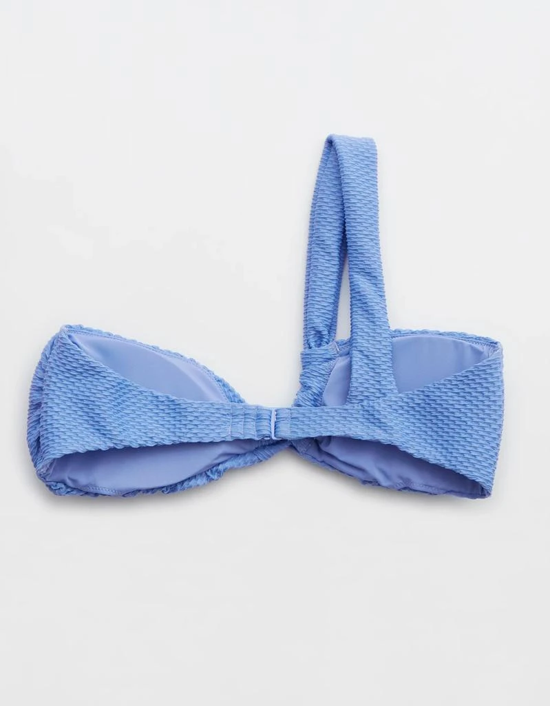 商品Aerie|Aerie Jacquard One Shoulder Bandeau Bikini Top,价格¥120,第5张图片详细描述
