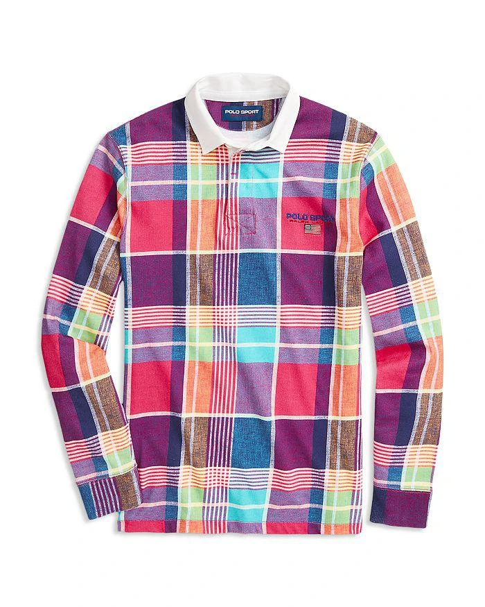 Cotton Madras Plaid Classic Fit Rugby Shirt  商品