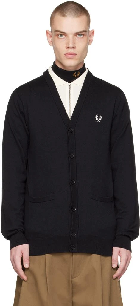 商品Fred Perry|Black Classic Cardigan,价格¥864,第1张图片