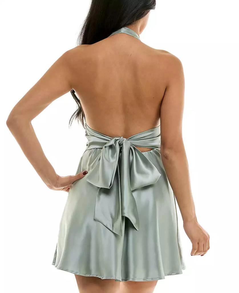 商品KATIA RAE|Women's Satin Halter Open-Back Dress,价格¥205,第2张图片详细描述