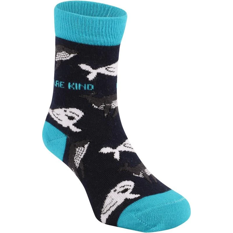 商品Bare Kind|Save the whales bamboo socks in navy,价格¥167,第2张图片详细描述