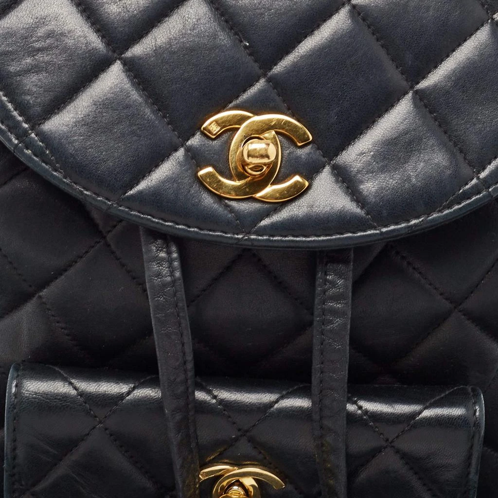 商品[二手商品] Chanel|Chanel Black Quilted Leather Vintage Duma Backpack,�价格¥36398,第5张图片详细描述