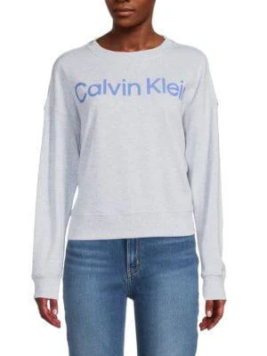 商品Calvin Klein|Logo Dropped Shoulder Sweatshirt,价格¥150,第1张图片