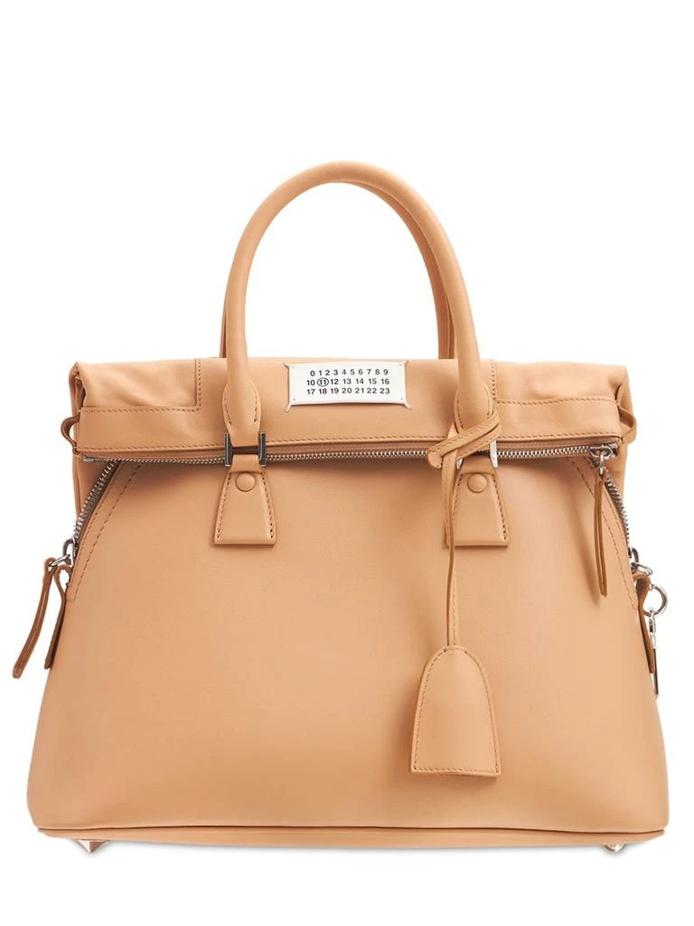 商品MAISON MARGIELA|Medium 5ac Soft Leather Top Handle Bag,价格¥18321,第1张图片