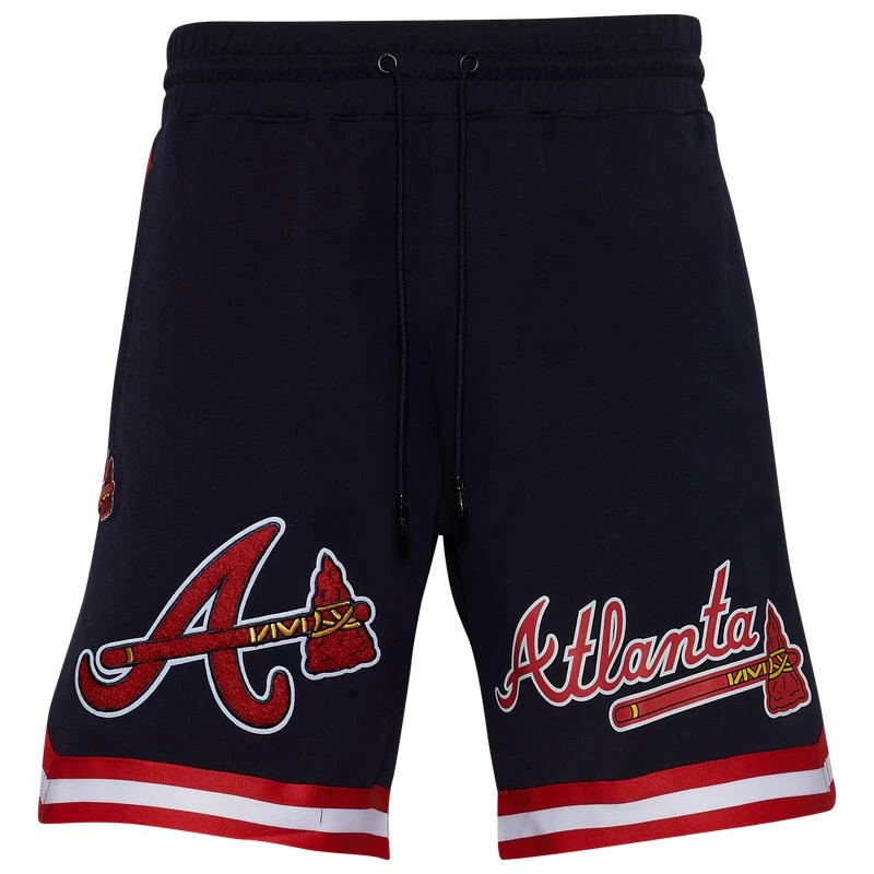 商品Pro Standard|Pro Standard Braves MLB Shorts - Men's,价格¥484,第2张图片详细描述