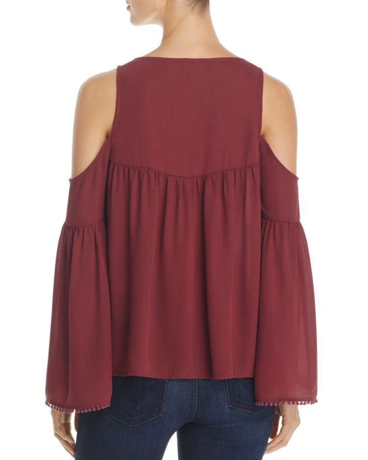 商品Finn & Grace|Cold Shoulder Bell Sleeve Top - 100% Exclusive,价格¥327,第2张图片详细描述