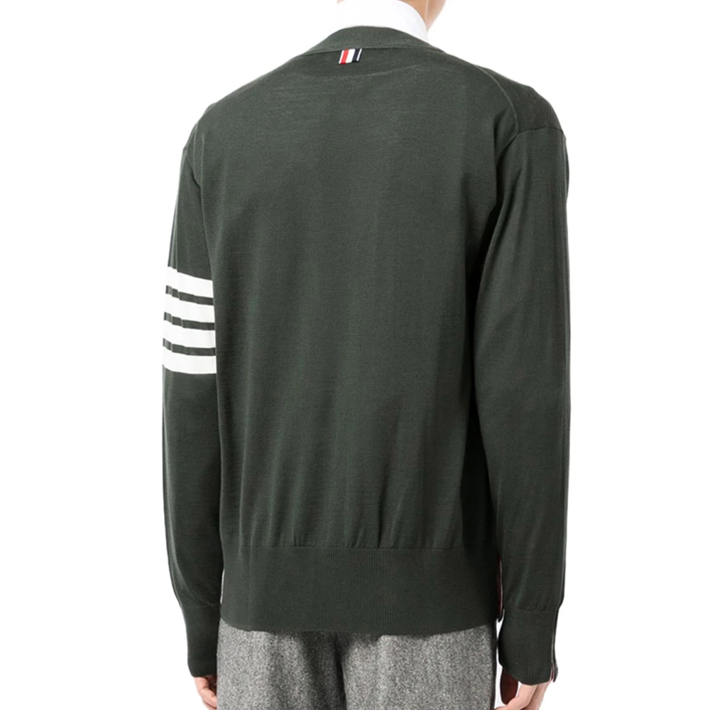 THOM BROWNE 绿色男士针织衫/毛衣 MKC002A-Y1014-320 商品