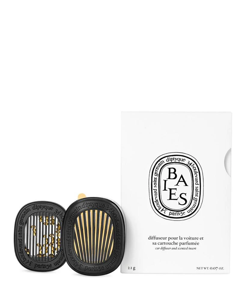 商品Diptyque|Baies (Berries) Car Fragrance Diffuser and Refill Insert Set 0.07 oz.,价格¥893,第1张图片详细描述