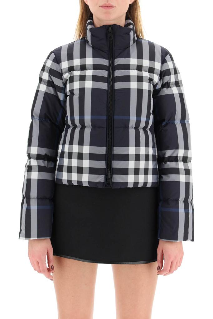 Burberry night check cropped down jacket商品第2张图片规格展示