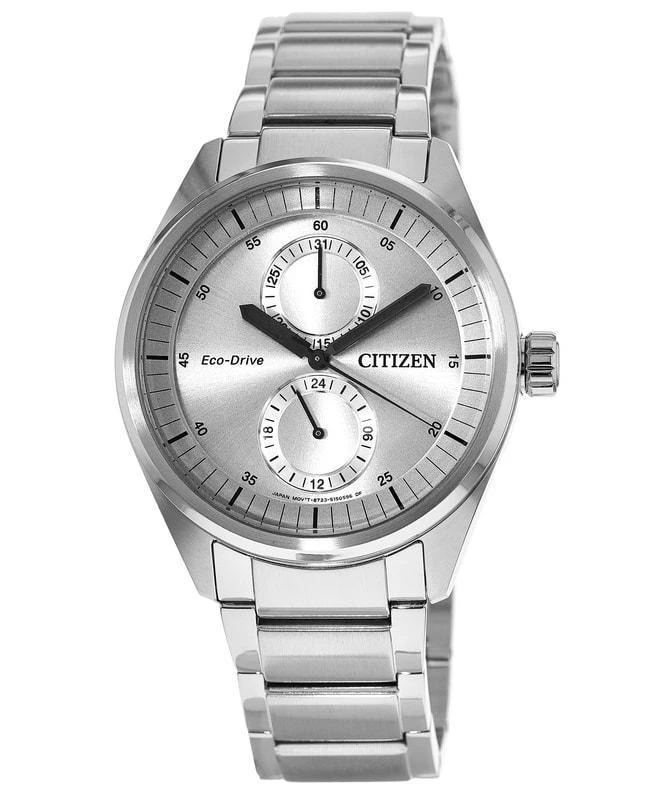 商品Citizen|西铁城 Paradex 光动能银色表盘精钢男士手表 BU3010-51H,价格¥805,第1张图片