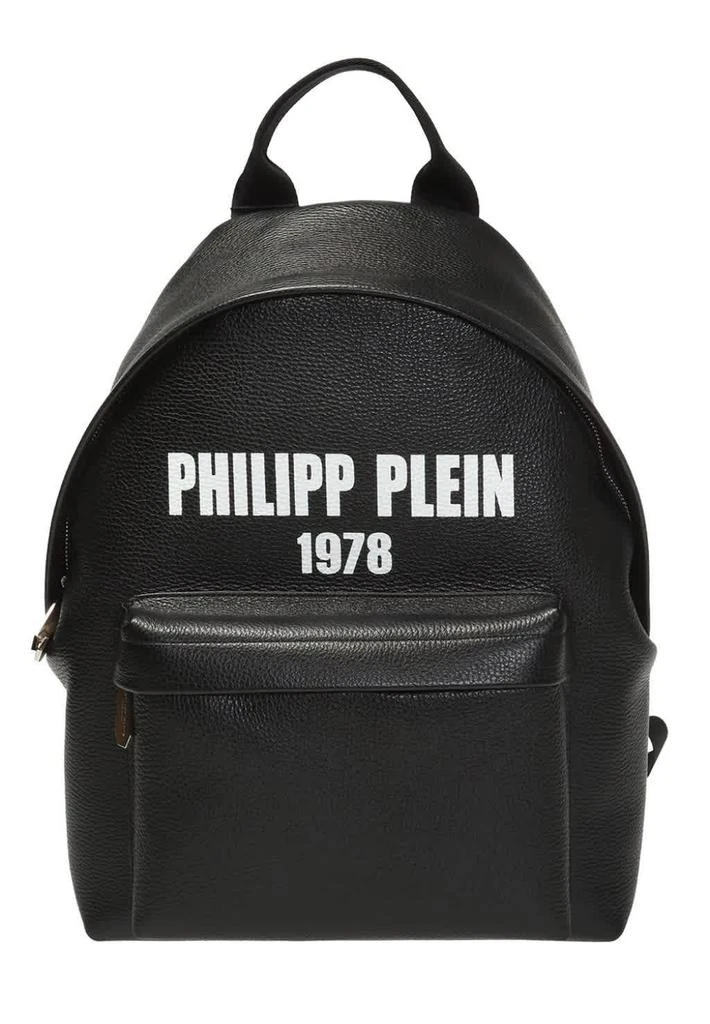 Philipp Plein Philipp Plein Mens Black PP1978 Elkskin Backpack 1