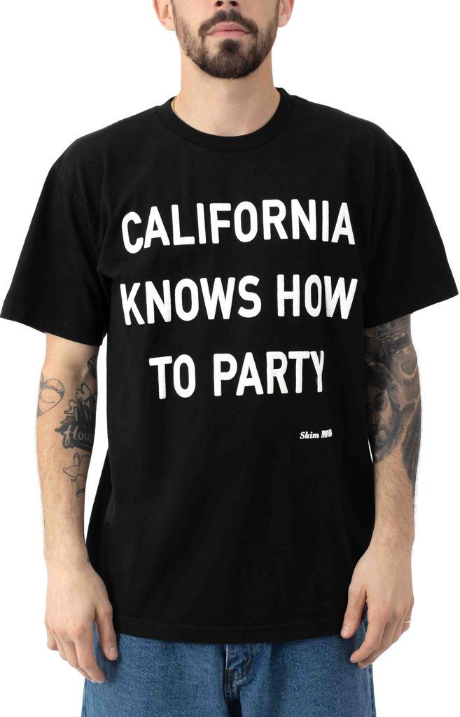 商品Skim Milk|California Knows How T-Shirt - Black,价格¥79,第1张图片