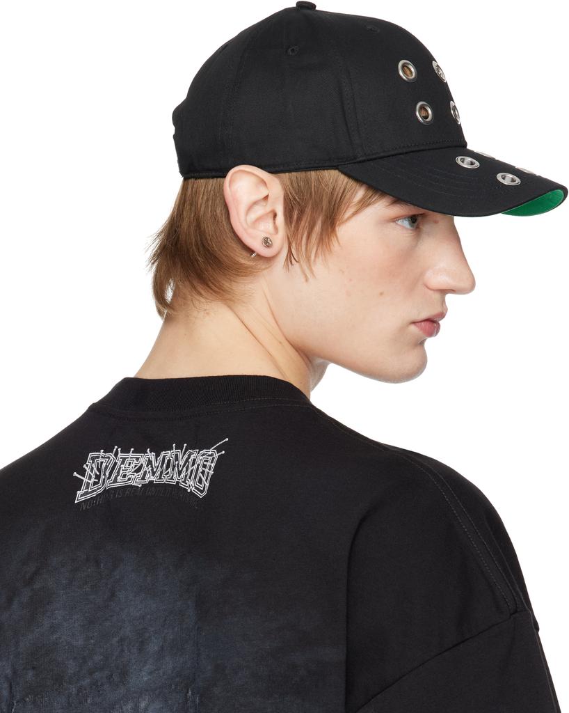 DEMMO Black Headbanger Cap - Hats - BeyondStyle
