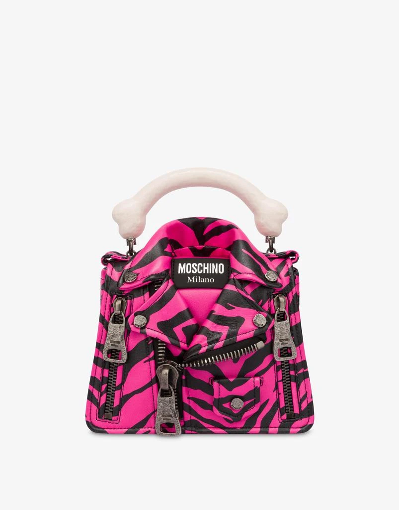 商品Moschino|Moschino X The Flintstones™ Printed Nappa Biker Bag,价格¥13650,第1张图片