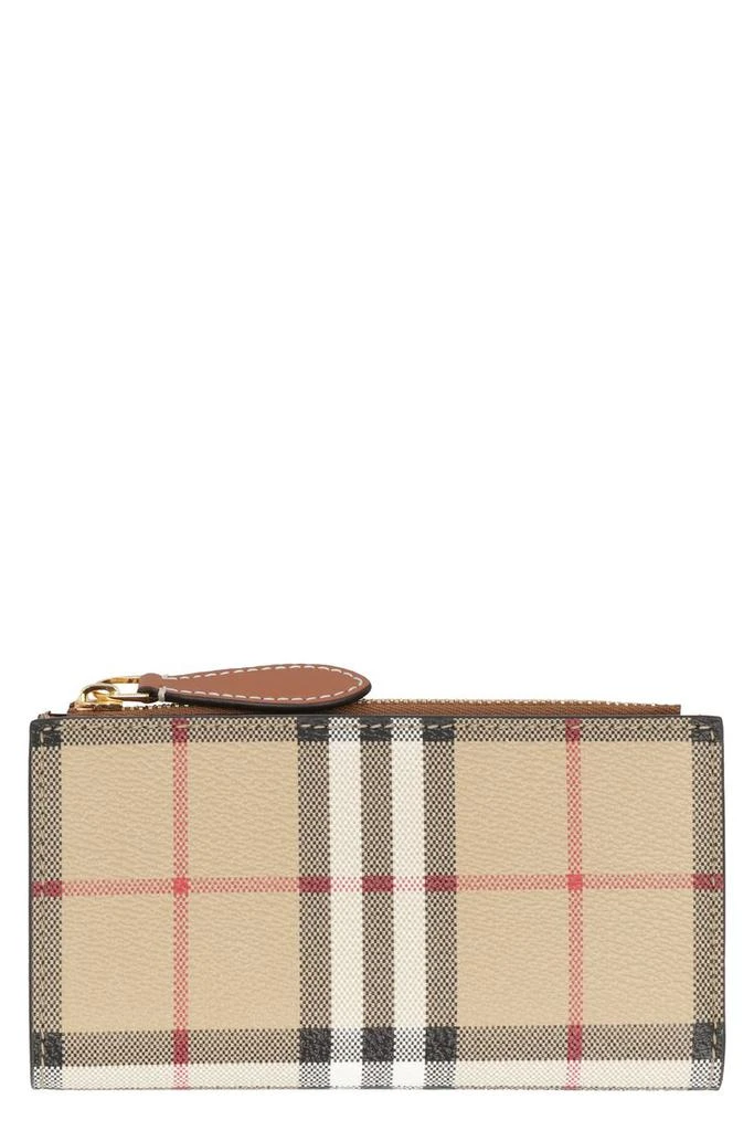 商品Burberry|Burberry Check Print Wallet,价格¥3162,第1张图片