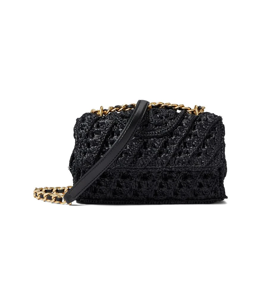 商品Tory Burch|Fleming Raffia Small Convertible Shoulder Bag,价格¥1853,第1张图片