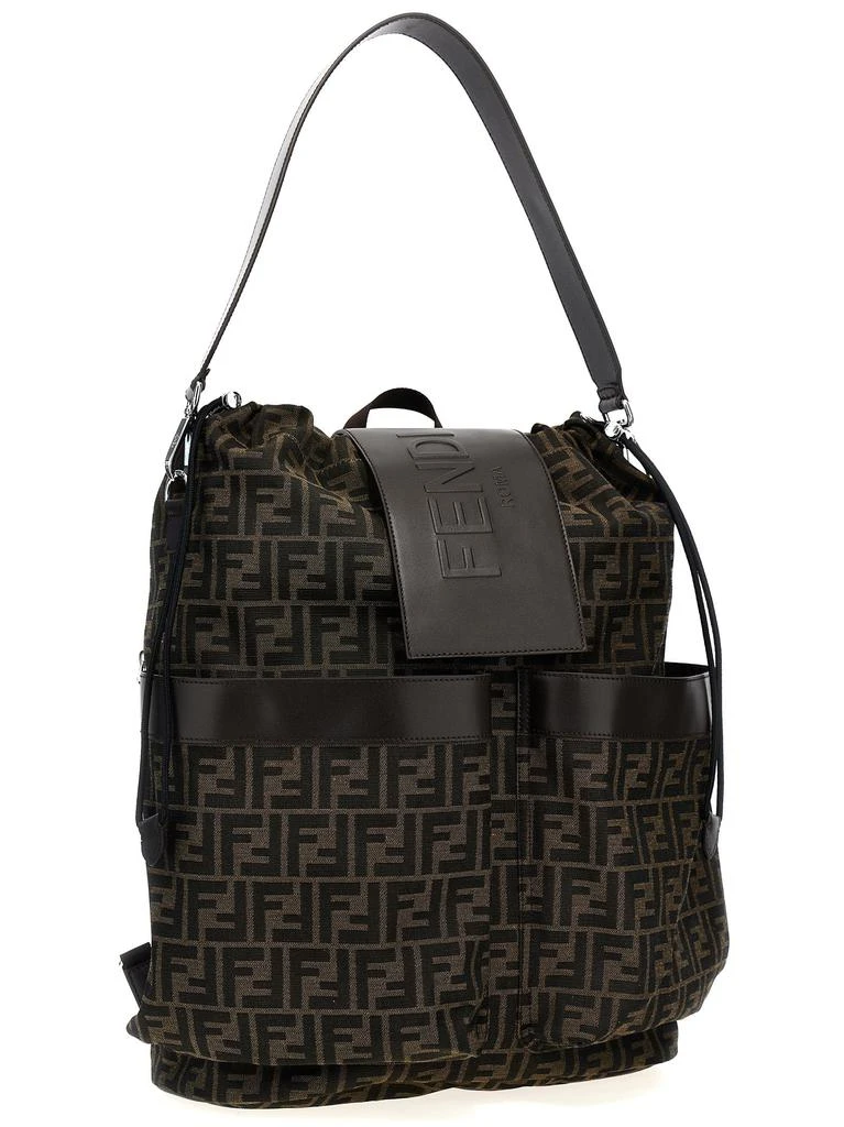 商品Fendi|Fendi Strike Large Backpacks & Travel Brown,价格¥11800,第3张图片详细描述